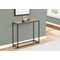 Monarch Specialties Accent Table, Console, Entryway, Narrow, Sofa, Living Room, Bedroom, Brown Laminate, Black Metal I 2253 - alternate 2